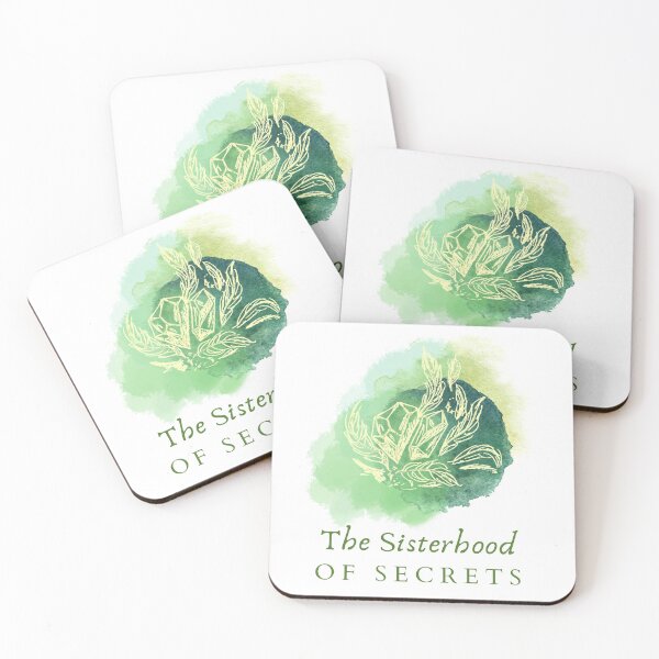 Item preview, The Sisterhood of Secrets Feathers and Crystal Watercolor Design designed and sold by winsbooks.