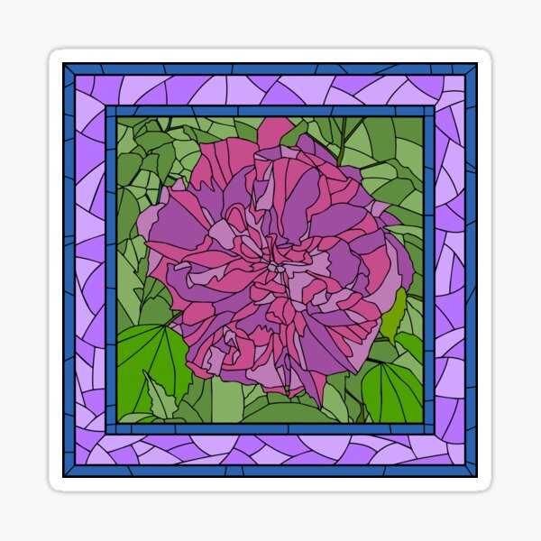 Stained Glass 34 (Style:1) Sticker