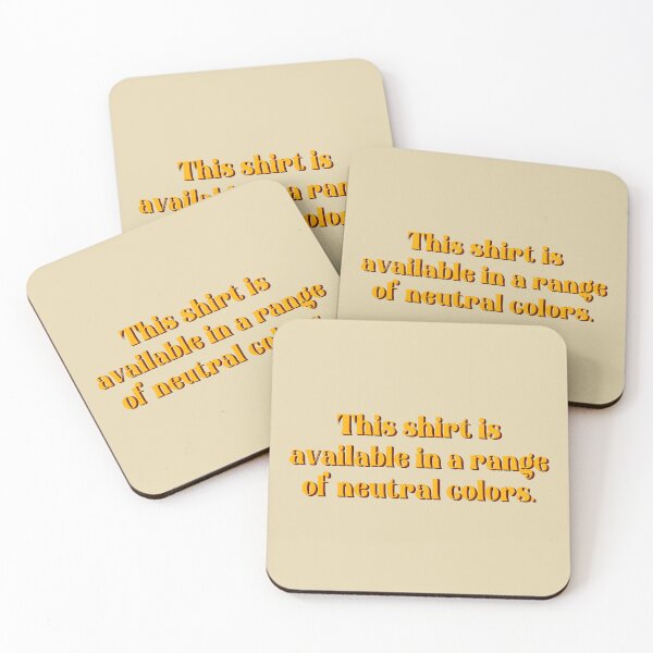 Item preview, This shirt is available in a range of neutral colors designed and sold by Mount-Molehill.