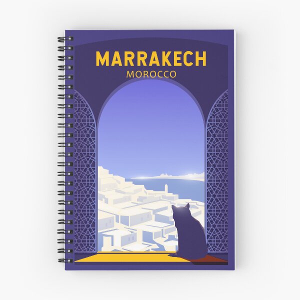 Item preview, Marrakech Morocco Retro designed and sold by KrisSidDesigns.