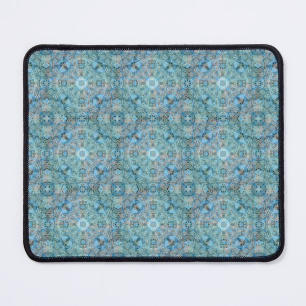 Item preview, Muted and Soft Blue Green Grey Geometric Pattern designed and sold by PatternPerfect.