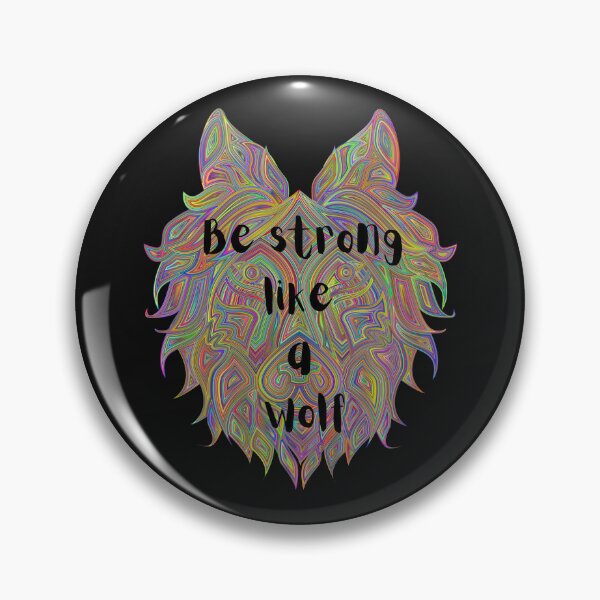 Item preview, Be strong like a wolf designed and sold by KVDcreations.