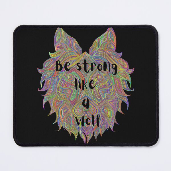 Item preview, Be strong like a wolf designed and sold by KVDcreations.