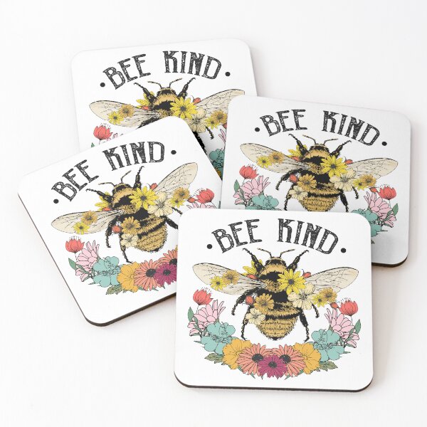 Item preview, Bee Kind Wildflower designed and sold by AntlerAndOak.