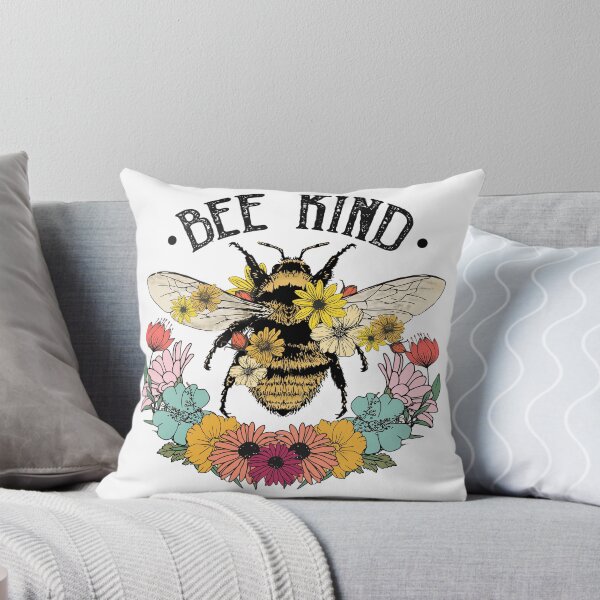 Item preview, Bee Kind Wildflower designed and sold by AntlerAndOak.