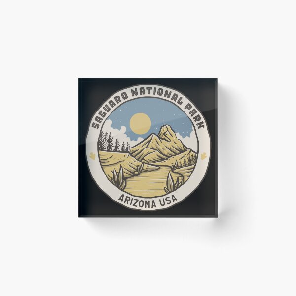 Item preview, Saguaro National Park Vintage Mountain Path designed and sold by JordanHolmes.