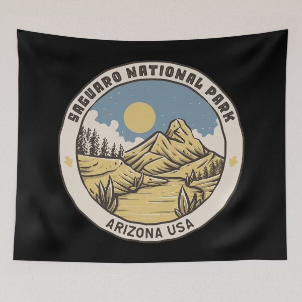 Item preview, Saguaro National Park Vintage Mountain Path designed and sold by JordanHolmes.