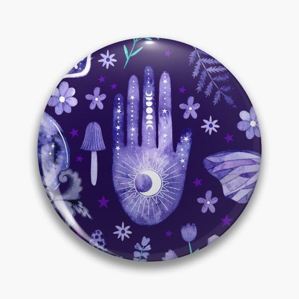 Artikelvorschau, Lila eklektische Hexe auf Deep Purple entworfen und verkauft von KConfetti.