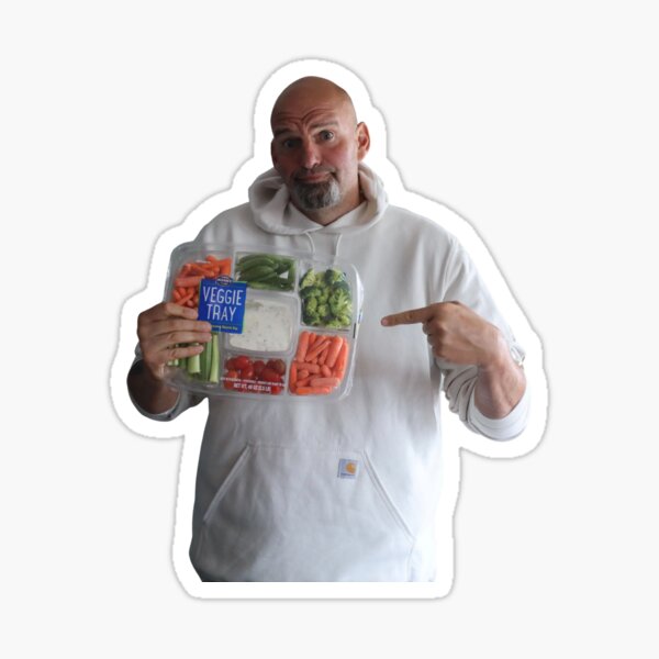 Item preview, Fetterman Crudite Veggie Tray designed and sold by PoliticsPal.