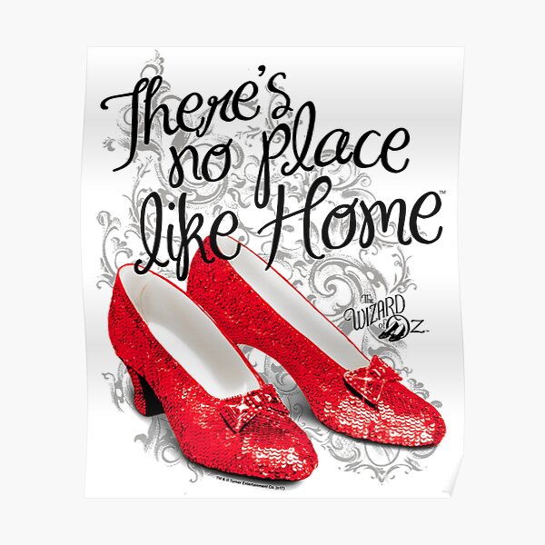 "Wizard of Oz Ruby Slippers" Poster for Sale by quainttrigonome Redbubble