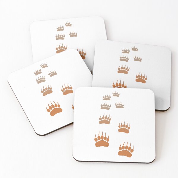 Item preview, Gradient Grizzly Bear Paw Print designed and sold by Almdrs.