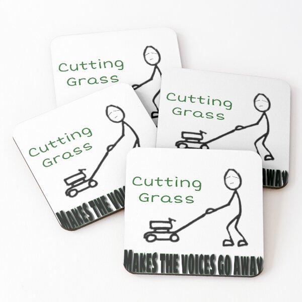 Item preview, Cutting Grass Makes the Voices Go Away designed and sold by lukesimmons55.