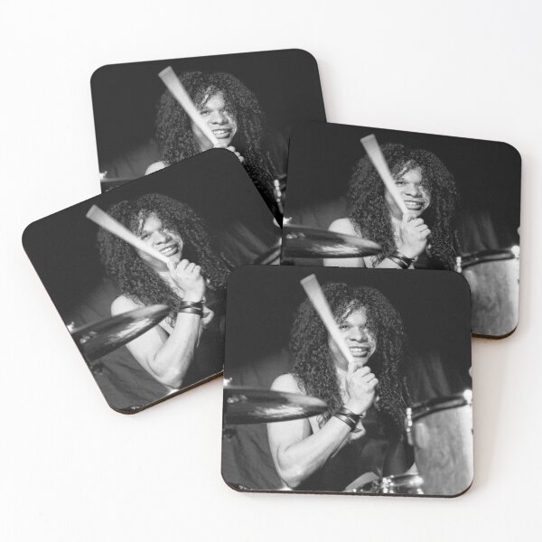 Item preview, Stevie Salas Drummer - BW Photograph designed and sold by ConcertImages.