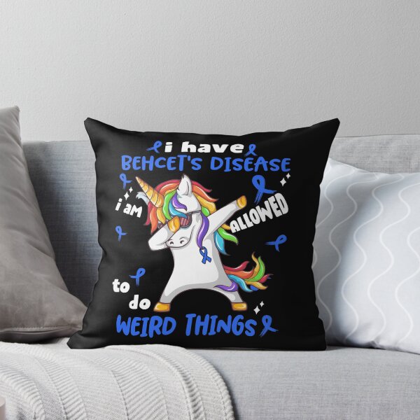 Item preview, Behcet's Disease Awareness Funny I have Behcet's Disease i'm allowed to do Weird Things! designed and sold by JanetShop809.