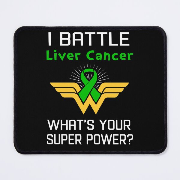 Item preview, I Battle Liver Cancer What's Your Super Power Support Liver Cancer Warrior Gifts  designed and sold by Sabfit.