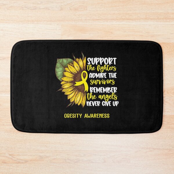 Item preview, Obesity Awareness - Support the Fighters Admire the Survivors Remember the Angels Never Give Up designed and sold by whlrcheryl.