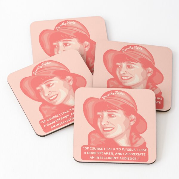 Item preview, Dorothy Parker Portrait and Quote designed and sold by Unhinged Heather.