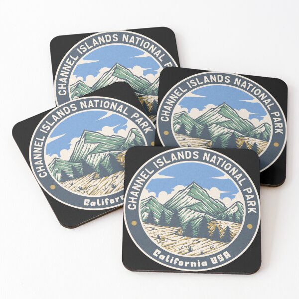 Item preview, Channel Islands National Park Vintage Mountains designed and sold by JordanHolmes.