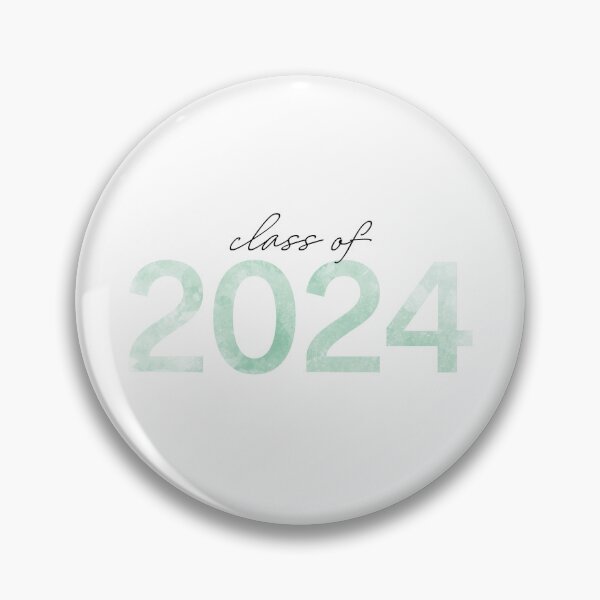 Item preview, Green watercolor class of 2024 designed and sold by laurenlabadini.