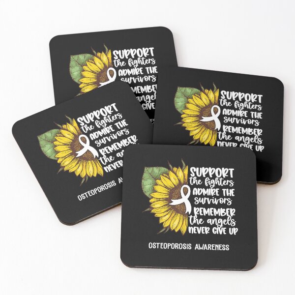 Item preview, Osteoporosis Awareness - Support the Fighters Admire the Survivors Remember the Angels Never Give Up designed and sold by whlrcheryl.