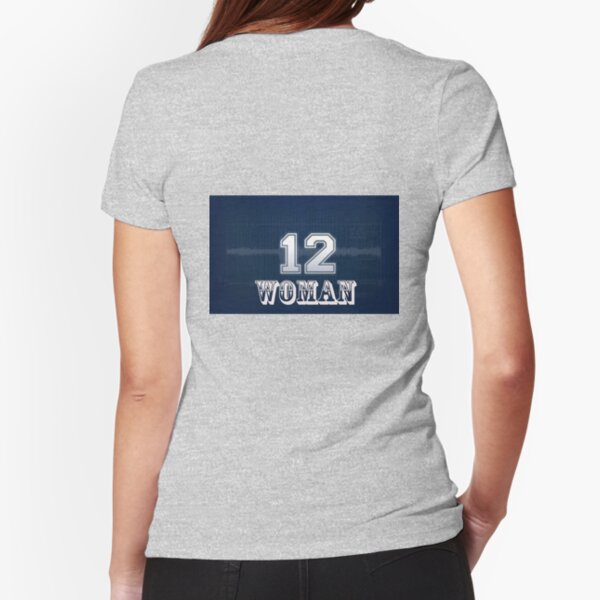 12th Woman. Seattle Seahawks Football. Ladies T-Shirt-TS-L