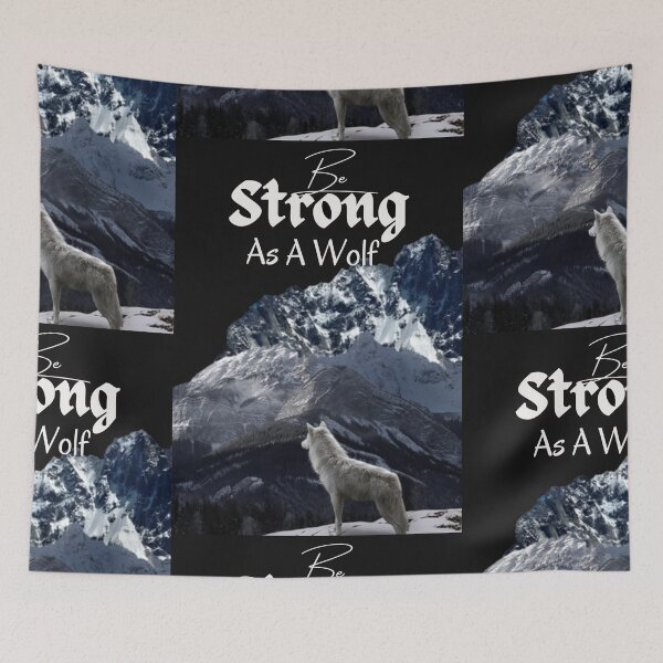 Item preview,   Be Strong As A Wolf  designed and sold by MckinleyArt.