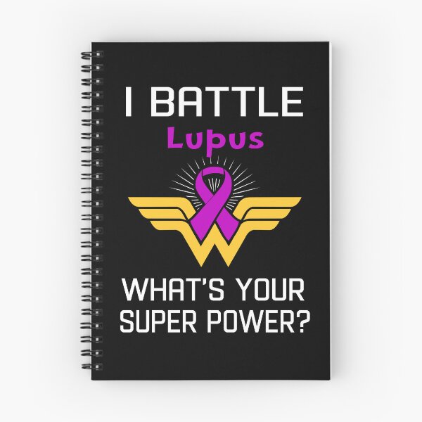Item preview, I Battle Lupus What's Your Super Power Support Lupus Warrior Gifts  designed and sold by Sabfit.