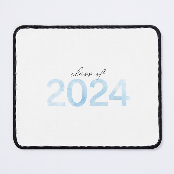 Item preview, Class of 2024 blue watercolor designed and sold by laurenlabadini.