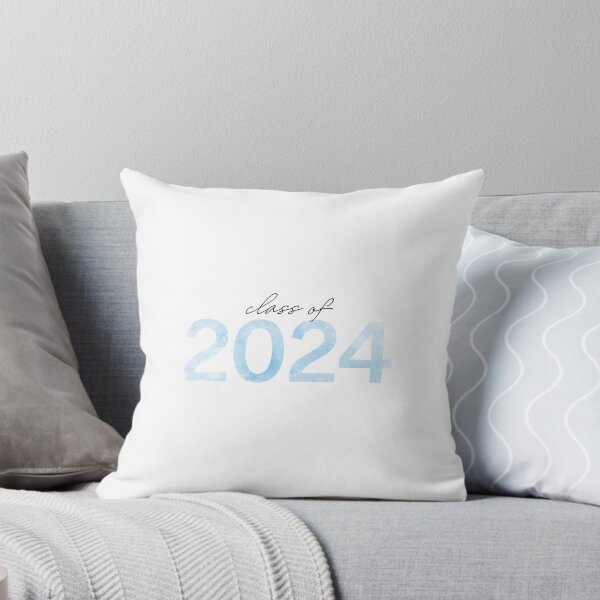 Item preview, Class of 2024 blue watercolor designed and sold by laurenlabadini.