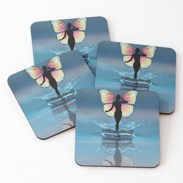 Item preview, Mujer, Mariposa, Agua, Gotas designed and sold by Stoneheim.