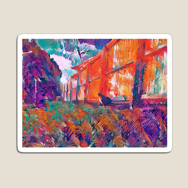 Item preview, Cat in Backyard - Artified Photography designed and sold by NomadicCreative.