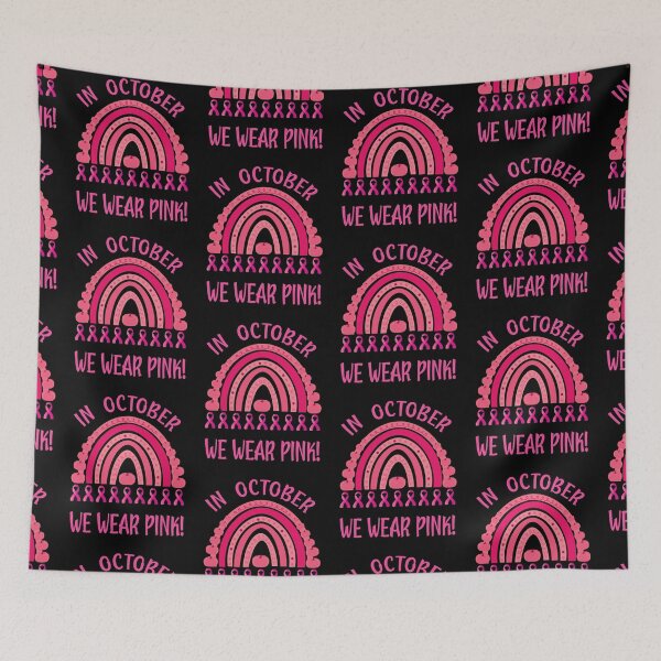 Item preview, In October We Wear Pink Breast Cancer Awareness Support designed and sold by ittybittyowl.