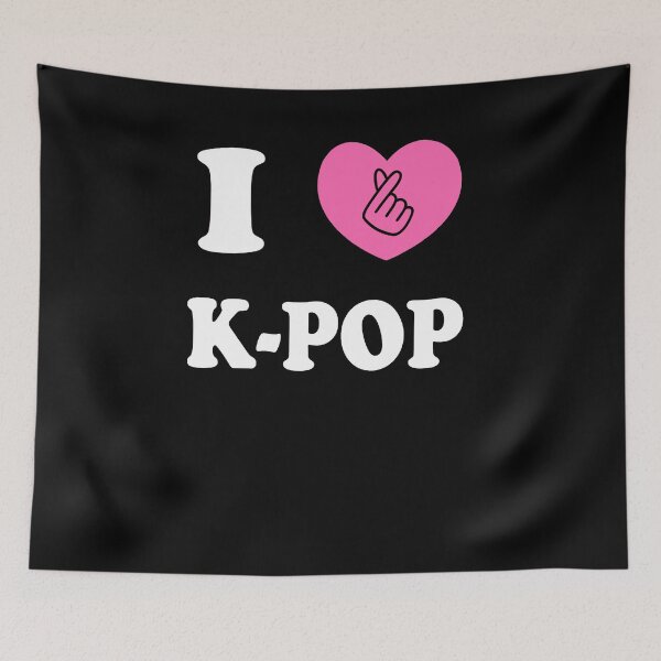 Item preview, Korean K-pop Snap Finger Heart Hand I Love You Kpop Music designed and sold by Draculaura2009.