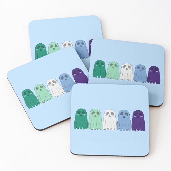 Item preview, Gay Man Flag Ghosts designed and sold by Maplebreeze.