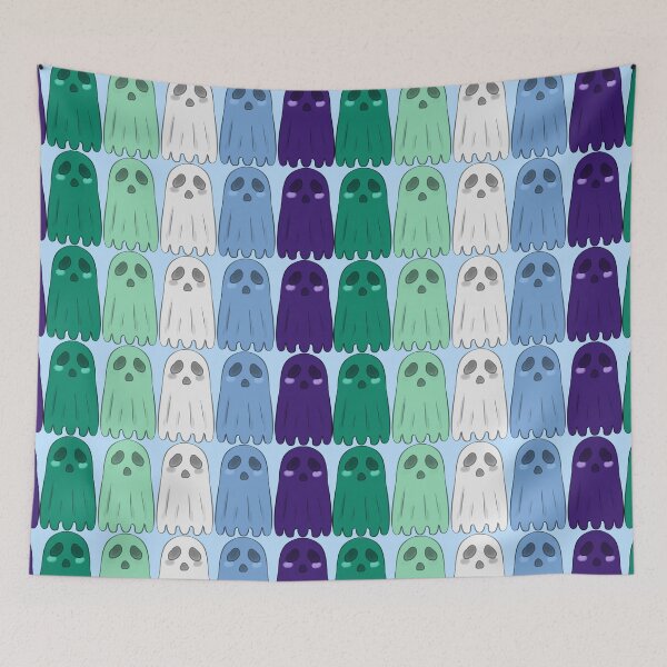 Item preview, Gay Man Flag Ghosts designed and sold by Maplebreeze.