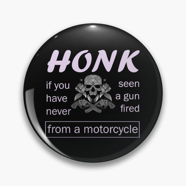Item preview, honk if you have never seen a gun fired from a motorcycle designed and sold by LilaDiams.