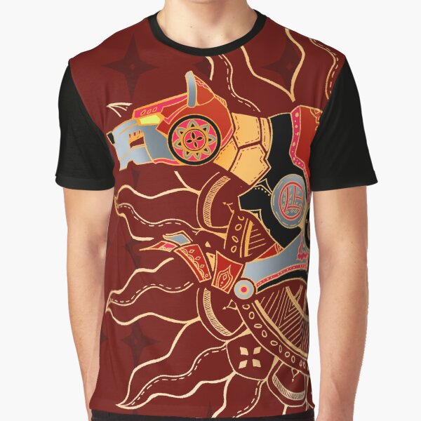 Red Lion Batik Graphic T-Shirt