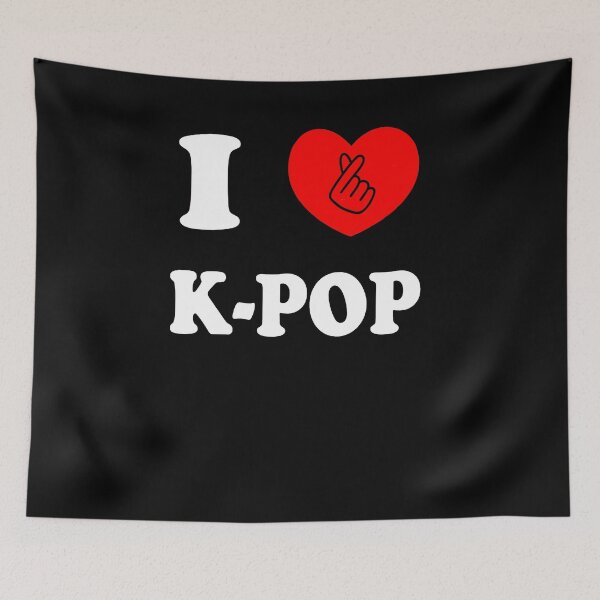 Item preview, Korean K-pop Snap Finger Heart Hand I Love You Kpop Music designed and sold by Draculaura2009.