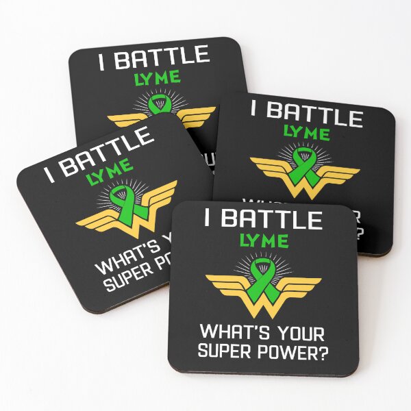 Item preview, I Battle LYME What's Your Super Power Support LYME Warrior Gifts  designed and sold by Sabfit.