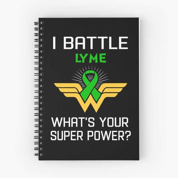 Item preview, I Battle LYME What's Your Super Power Support LYME Warrior Gifts  designed and sold by Sabfit.