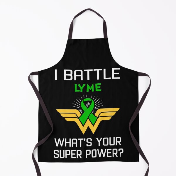 Item preview, I Battle LYME What's Your Super Power Support LYME Warrior Gifts designed and sold by Sabfit.