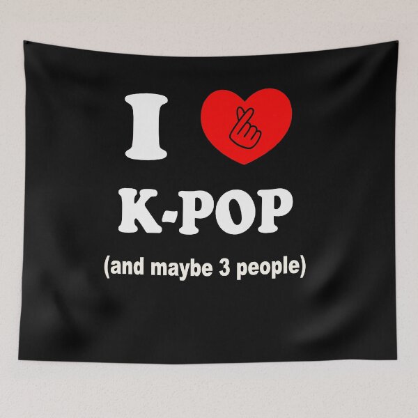 Item preview, Korean K-pop Snap Finger Heart Hand I Love You Kpop Music designed and sold by Draculaura2009.