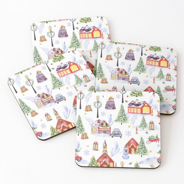 Item preview, Vintage Christmas Village and Church designed and sold by silviaol.