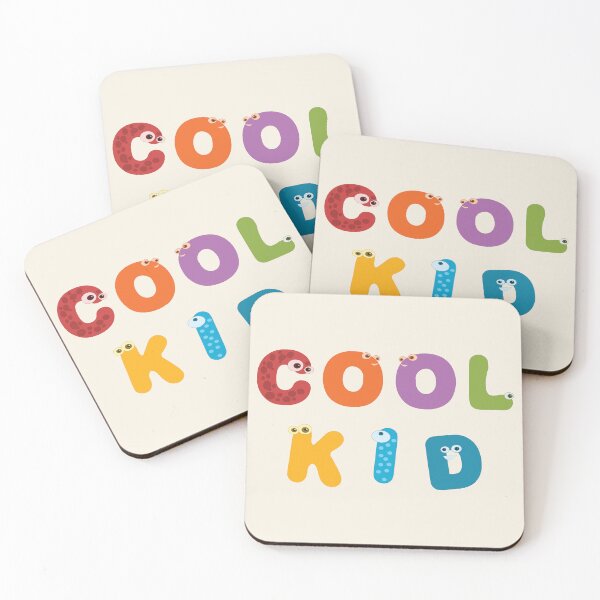 Item preview, Cool kid funny face letters for kids on First day in kindergarten designed and sold by Alice-Elgawi.
