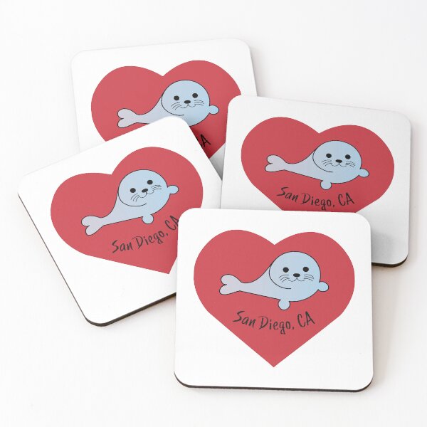Item preview, Adorable San Diego Seal designed and sold by Hedgie Designs.