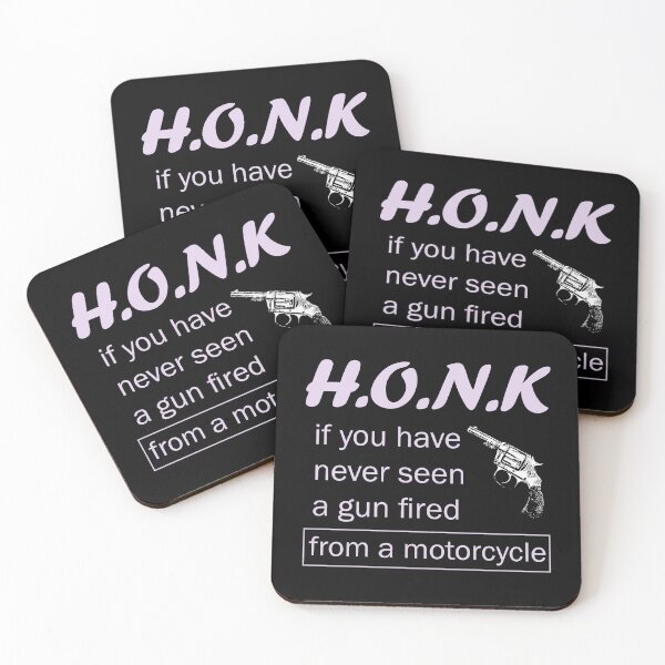 Item preview, honk if you have never seen a gun fired from a motorcycle designed and sold by LilaDiams.