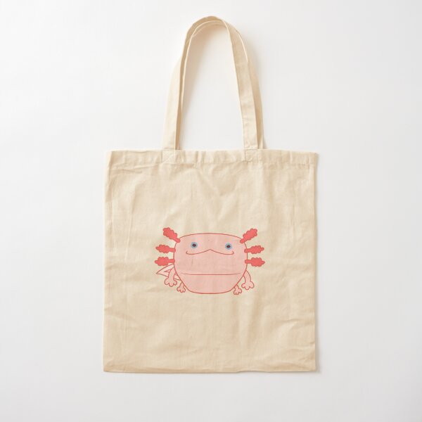 Vista previa del artículo con la obra «Bolso rosa ajolote», diseñado y vendido por JuicedPhrog.