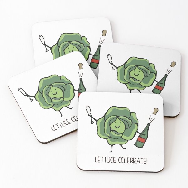 Item preview, Lettuce Celebrate | Art Print designed and sold by CartheArtwork.