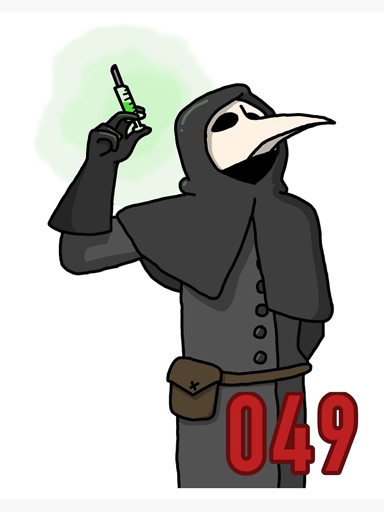 SCP-049 Plague Doctor | Art Board Print