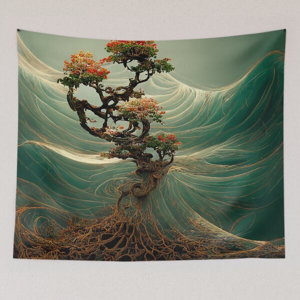 Item preview, World tree on gradient II designed and sold by wienpro.